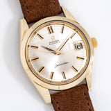 vintage omega yellow gold capped seamaster dial shot, additional