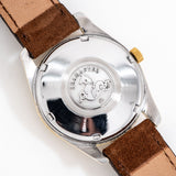 vintage omega yellow gold capped seamaster case back shot