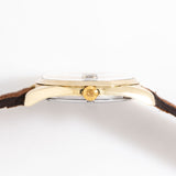 vintage omega yellow gold capped seamaster crown shot