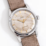vintage omega seamaster dial shot, on its back