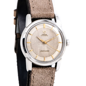 vintage omega seamaster dial shot