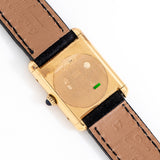 1990's Era Cartier Tank Must De 18k Yellow Gold Plated over Sterling Silver (# 15550)