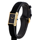 1990's Era Cartier Tank Must De 18k Yellow Gold Plated over Sterling Silver (# 15550)