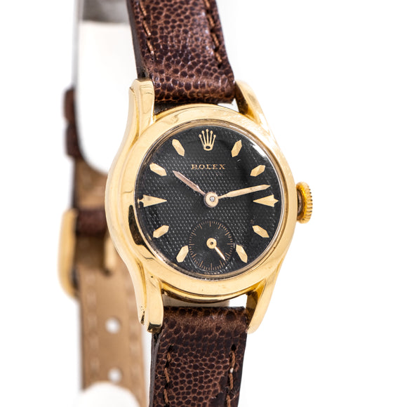 1958 Vintage Rolex Precision Ref. 49 / 8738 Ladies Sized in Solid 18k Yellow Gold ( #14776)