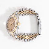 1971 Vintage Rolex Datejust "Tobacco" Dial Ref. 1601 Two-Tone in 14k Yellow Gold & Stainless Steel (# 15553)