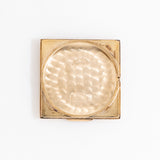 vintage cartier square shaped watch interior case back shot