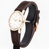 1963 Vintage Omega Seamaster Ref. 166.003 RARE Solid 18k Rose Gold Watch (# 15555)