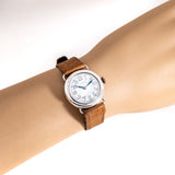 vintage longines ww wrist shot, close up