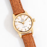 vintage omega ladymatic watch dial shot, on its back