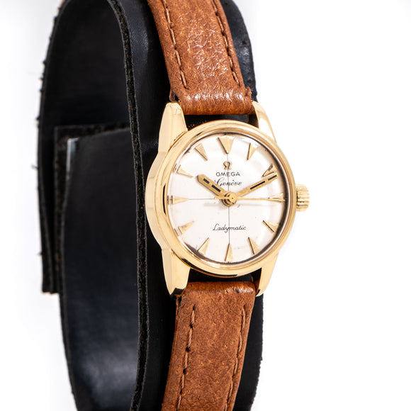 vintage omega ladymatic watch dial shot