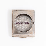 vintage bucherer rectangular watch interior case back shot