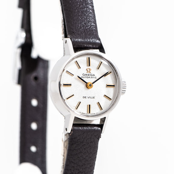 1969 Vintage Omega De Ville Ref. ST 551.037 Ladies Sized Watch in Stainless Steel (# 14786)