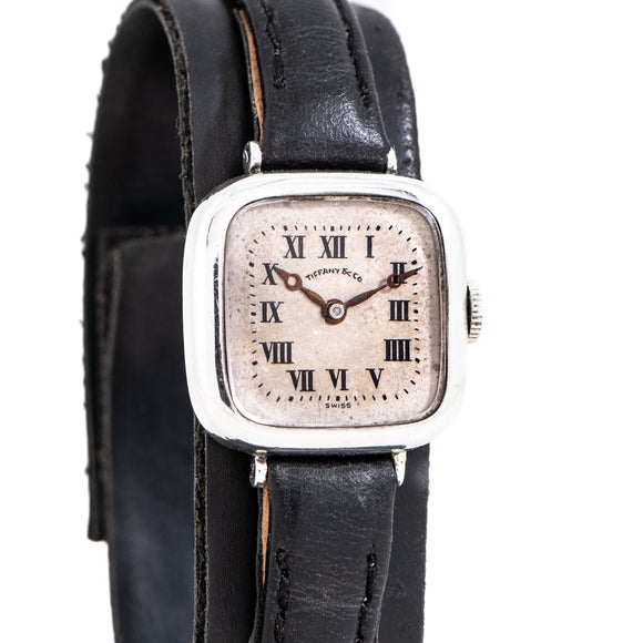 1915 Vintage Ladies Longines for Tiffany & Co. Sterling Silver Watch (# 15564)