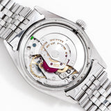 vintage rolex datejust grey movement shot