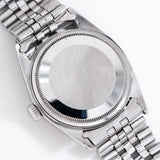 vintage rolex datejust ww case back shot