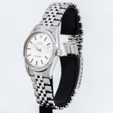 vintage rolex datejust ww dial shot, side view