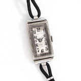 1930's Vintage American Watch Case Co. Ladies 18k White Gold Watch (# 15572)