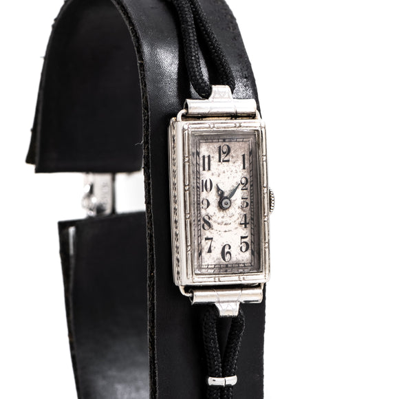 1930's Vintage American Watch Case Co. Ladies 18k White Gold Watch (# 15572)