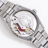 vintage rolex air king blue movement shot