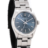 vintage rolex air king blue dial shot