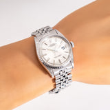 vintage rolex datejust ss wrist shot