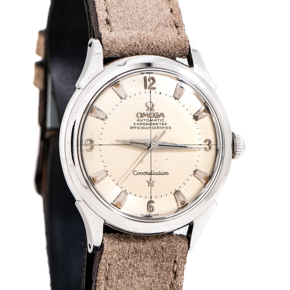 vintage omega constellation dial shot