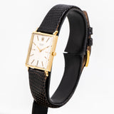 vintage rolex cellini rectangular dial shot, side view