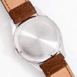 vintage omega stainless steel ww case back shot