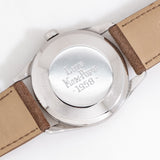 vintage omega seamaster ss watch, case back