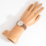 vintage omega seamaster ss watch, wrist shot additional