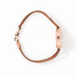 vintage hamilton ladies ww rose gold, crown view