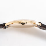 vintage bulova gold watch, crown shot