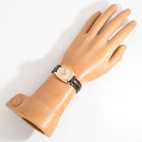 vintage bulova gold watch, wrist shot additional overview