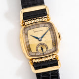 vintage hamilton russel watch, dial shot