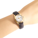 vintage omega ladies seamaster watch, wrist shot