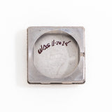 vintage benrus wristwatch, interior case back