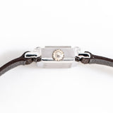 vintage hamilton ladies watch, crown shot