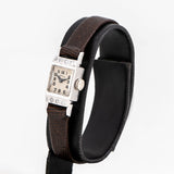 vintage hamilton ladies watch, dial shot, side view