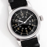 1950's Vintage Waltham Post WWII Era Military Issue Ref. A-17 in Stainless Steel (# 14814)