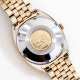 vintage omega constellation wristwatch, case back