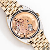 vintage omega constellation wristwatch, movement shot