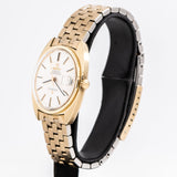 vintage omega constellation wristwatch, side view