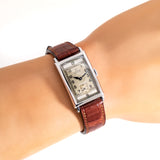 vintage omega tank, wrist shot