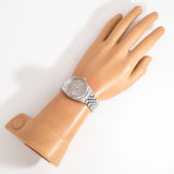 vintage rolex datejust grey ghost watch, wrist shot overview