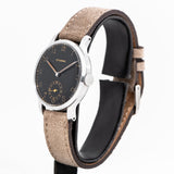 vintage eternal military watch, side view