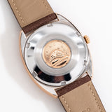 vintage omega constellation rose gold, case back