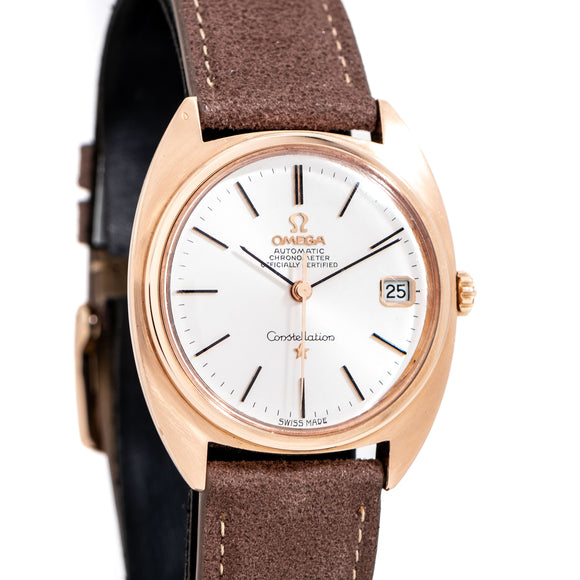 vintage omega constellation rose gold