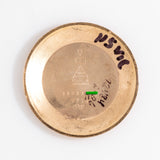 vintage omega black dial rose gold, interior case back