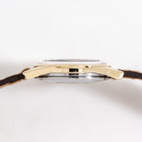 vintage omega seamaster dial shot, case view