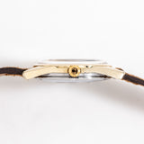 vintage omega seamaster dial shot, crown shot